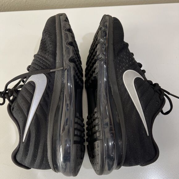 Nike Air Max 2017 Black Anthracite White Sneakers Retro 849559-001 Mens Size 6.5 - Picture 6 of 10